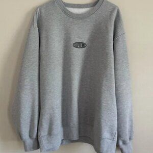 Supreme Liner Crewneck Heather Gray Sweatshirt Size XL